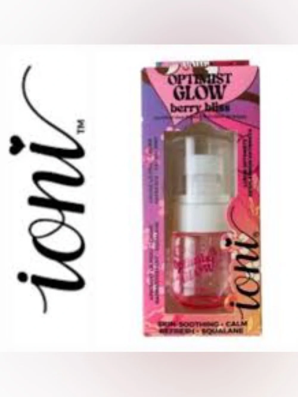 🐭 SALE! ioni Glow-Getter Optimist Glow hydrating Facial Mist - Berry Bliss new